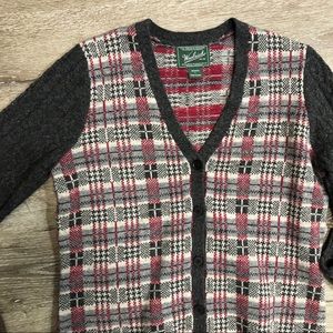 WOOLRICH | Vintage Wool Plaid Cardigan